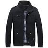 Spring and Autumn Men's Jacket Loose Stand Collar Top Casual Jacket