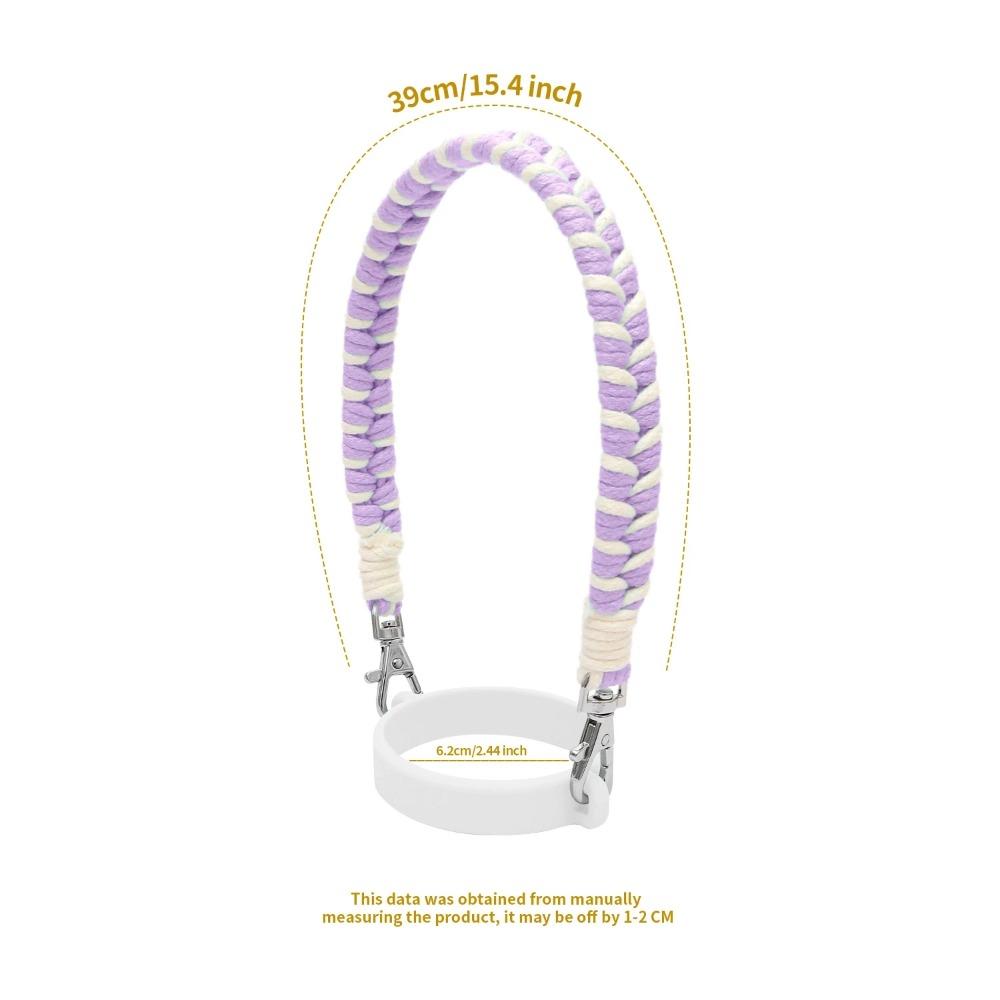 Detachable Water Bottle Lanyard Stretchable Water Bottle Handle Strap Walking