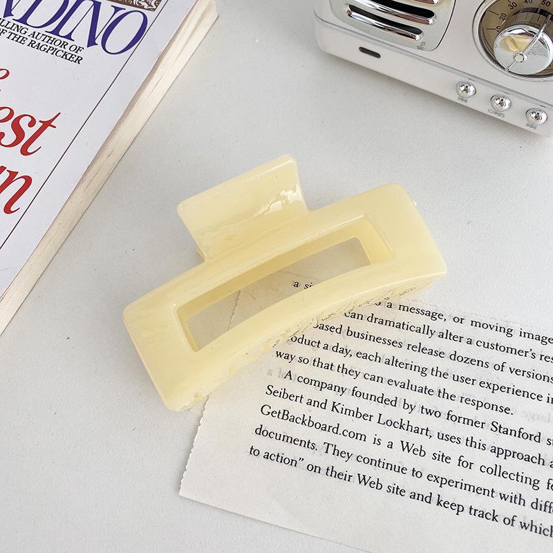 New Women Fashion Metal Geometric Hair Clips Claw Clip Large Acrylic Hair Clip Headband Hairpin Hair Crab Hair Accessories