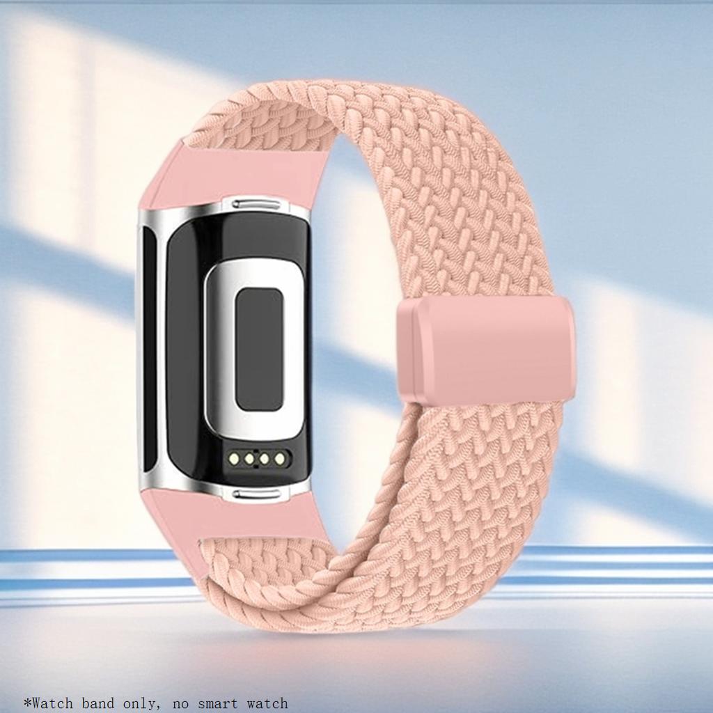 Спортивный нейлоновый ремешок для Fitbit Charge 6 5 Эластичный дышащий ремешок для часов для Fitbit Charge 5/Charge 6 Плетеный браслет Correa