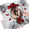 Diy 5d Diamond Huacan Embroidery White Pigeon Love Diamond Painting Couple Cross Stitch Mosaic Home Decor