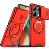 Чехол для Redmi 13 Чехол-крышка для Redmi 13 5G Чехол-броня для Redmi 13 Pro 4G Новый Чехол-броня со шторкой для защиты камеры с магнитным кольцом-держателем