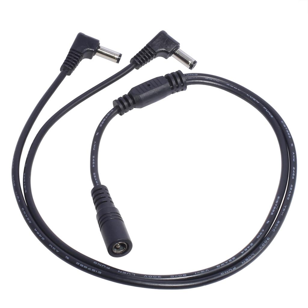 5.5x2.1 мм DC удлинительный кабель питания 90 градусов прямой угол 1 гнездо на 2 штекера удлинительный шнур для IP-камеры