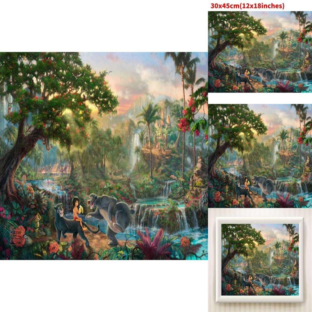 Холст Настенное Искусство Принцесса Русалочка Для Современного Сказочного Декора Спальни Мультяшный Стиль Красочная Картина С Рамкой Распылением Различные Размеры