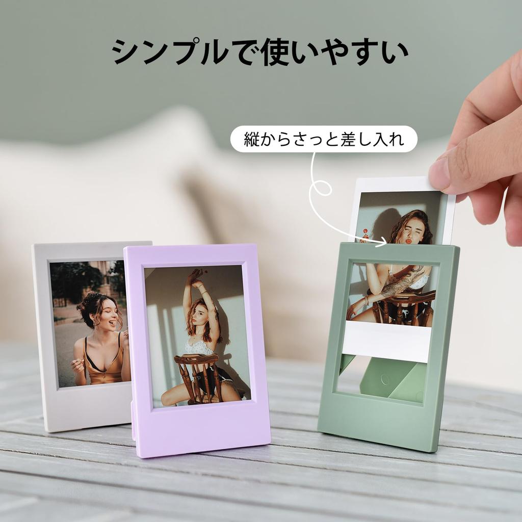 HIYQIN Instax Mini Фото Совместимо с Fujifilm 7 шт. Фоторамка Instax Маленькое фото 3 дюйма Мини-фото Цветная фоторамка,