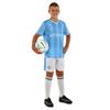Kid's soccer football uniform jersey and shorts  Manchester City CO-7184