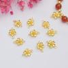 10pcs Color Retention 14K Bag Gold Ear Hook Empty Holder Work In Progress Accessories Pattern Diy Handmade Material