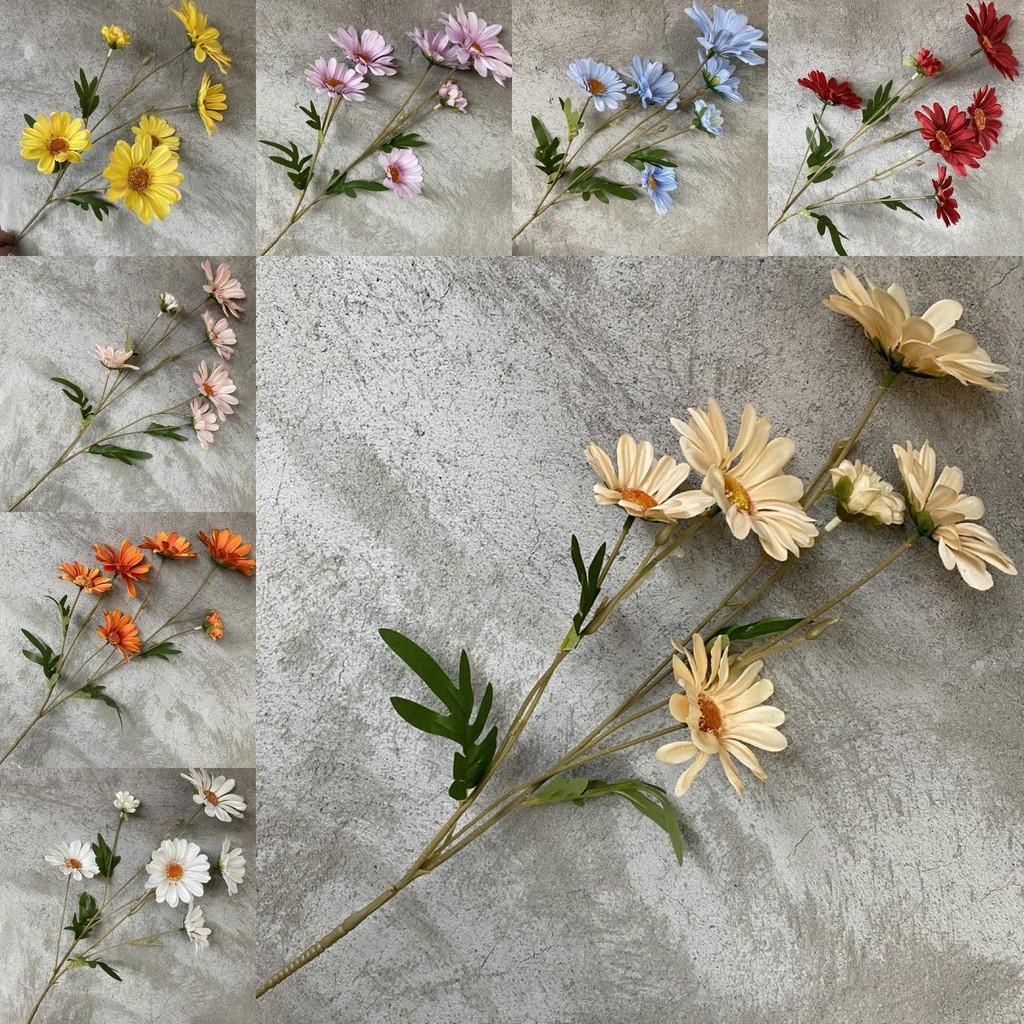 Искусственный шелковый цветок 'Маргаритка' для свадебной дорожки и модных домашних украшений