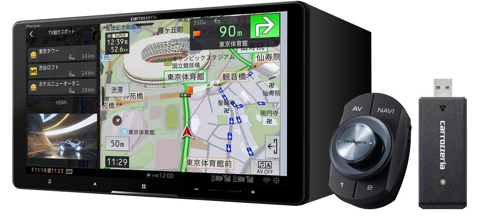 Pioneer Car Navigation 9 дюймов Cyber Navigation Бесплатное обновление карт Полный сегмент DVD CD Bluetooth SD USB Высокое разрешение HD Качество сетевой флешки Набор