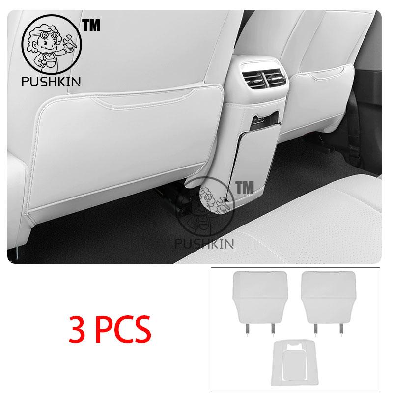 For GAC Trumpchi S7 2025 2026 Car Leather Seat Kick Rear Seat Protection Mats Scratch & Dirt Resistant Auto Accessories