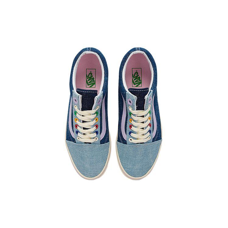 Vans Emma Mulholland On Holiday X Old Skool Blue Denim Unisex Sneakers Multi-Color True-White VN0A5JMI6GL