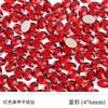 Red Nail Art Jewelry Drill Flat Bottom Special-Shaped Drill Water Drop Horse Eye New Year'S Red Nail Glass Sticker Drill