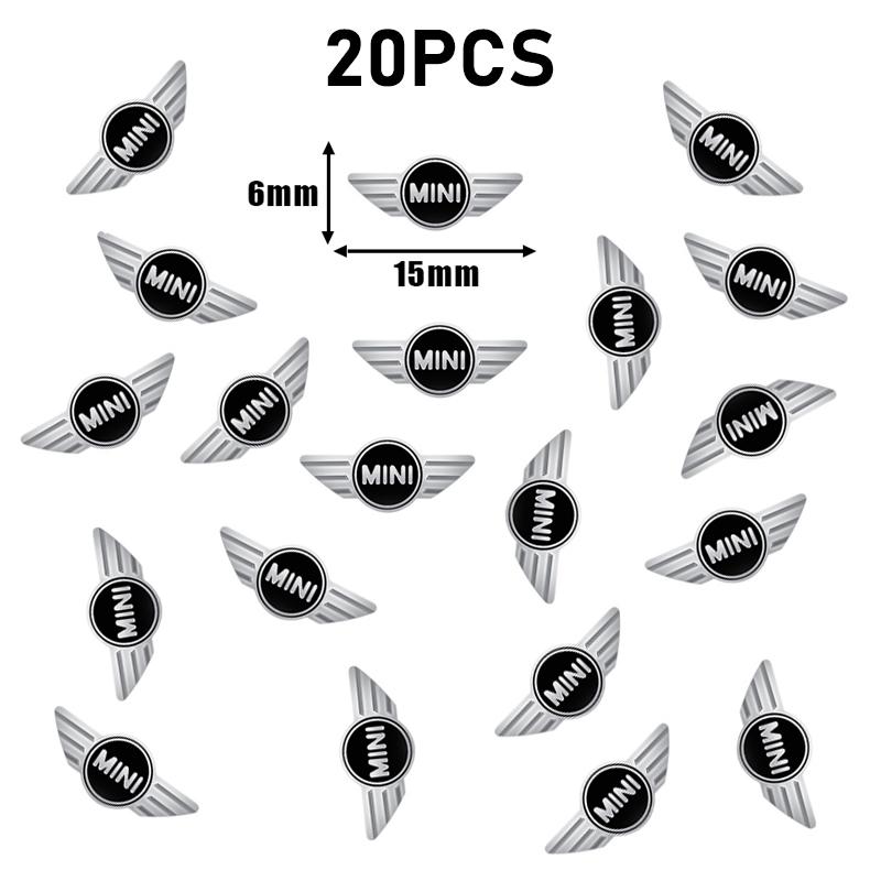 Car Key Emblem Stickers Auto Control Key Logo Car Accessories for MINI F55 F56 R60 R59 R58 WORKS One Cooper JCW 2023 R57 R56 R55 pwaxk99