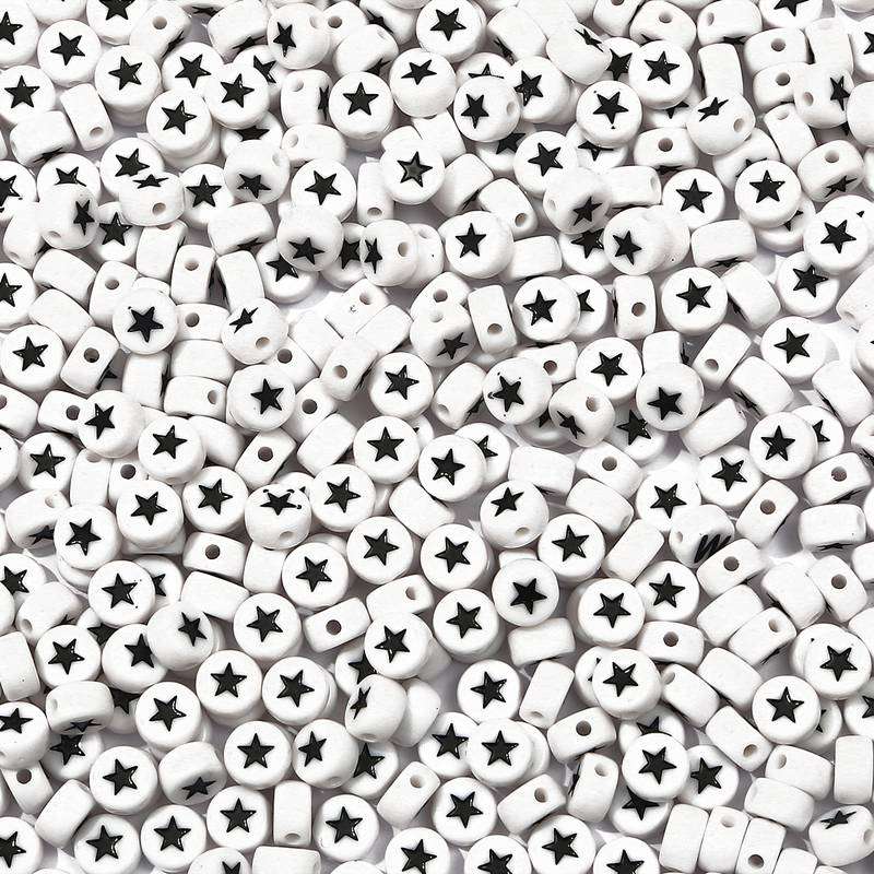 Смешанные английские буквы акриловые бусины 100 шт. плоские сердечные бусины с буквенным номером для подвески браслет Neckla