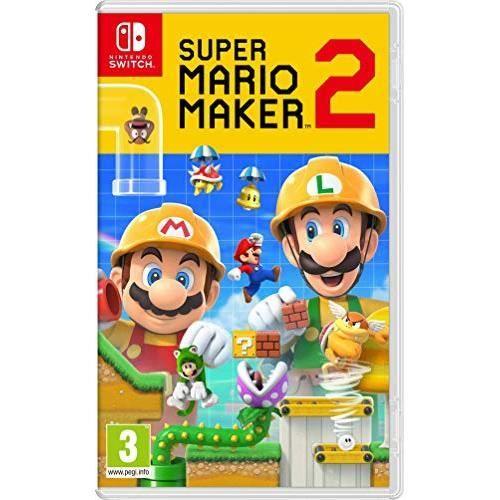 Jeu de Plate-forme - NINTENDO - Super Mario Maker 2 - Multiplayer jusqu'à 4 joueurs - PEGI 3+ - Switch
