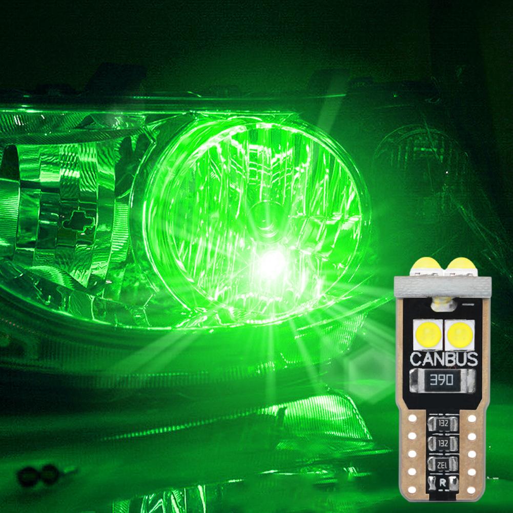 1pc T10 Car License Light 6SMD 3030 Canbus W5W 194 168 LED Bulbs 12V Plate Interior Dome Lights Reading Lamp