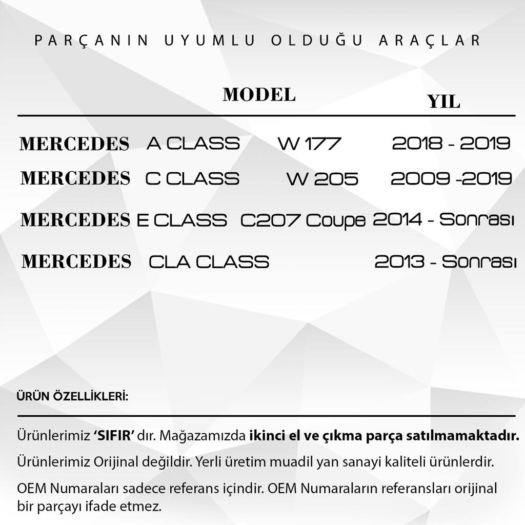 Ремкомплект люка на крыше для Mercedes W205, W177, C, CLA, A, E-класса