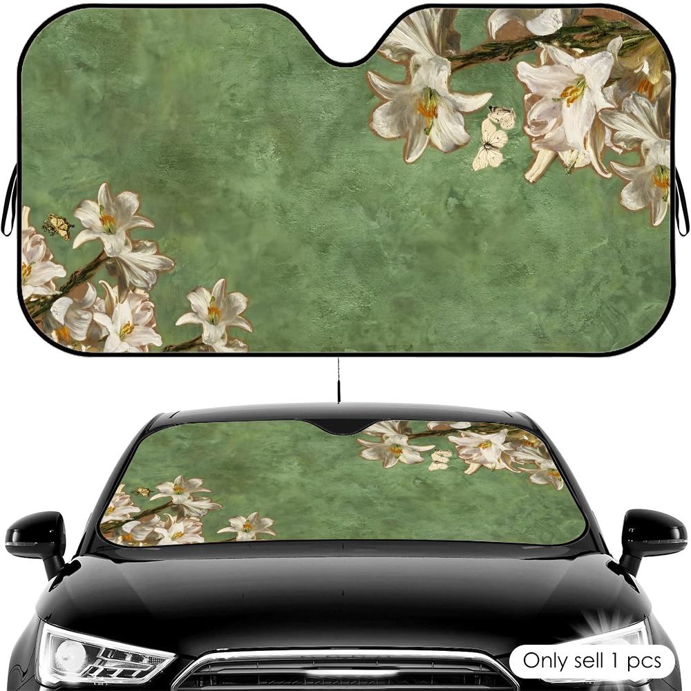 Soft Minimalism Sun Visor Car Windshield Sun Shade UV Protection Heat Insulation Cover Universal Sun Protector