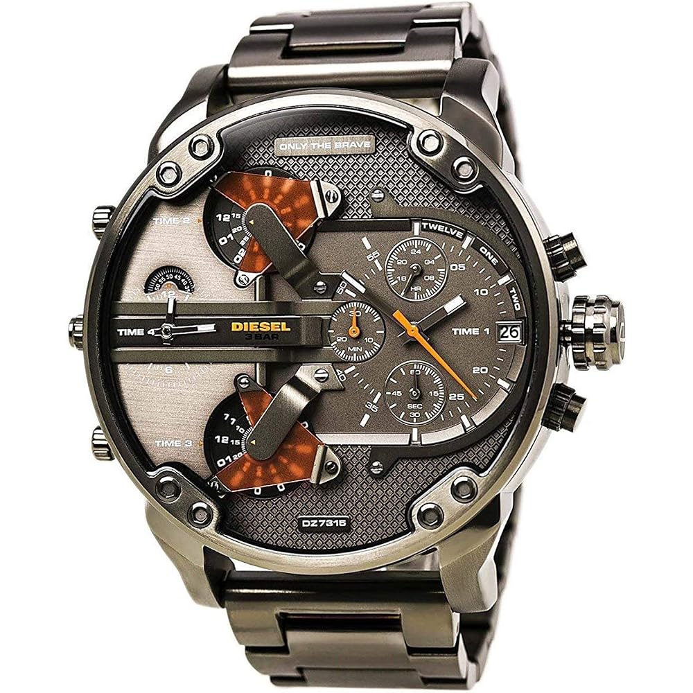 Diesel Mister Daddy Chrono Quartz Men's Watch DZ7315 Gunmetal