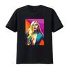 Винтажная футболка Lady Gaga для молодежи с длинным рукавом и размером для малышей, винтажная, стиранная, удобная, уличный стиль, повседневная