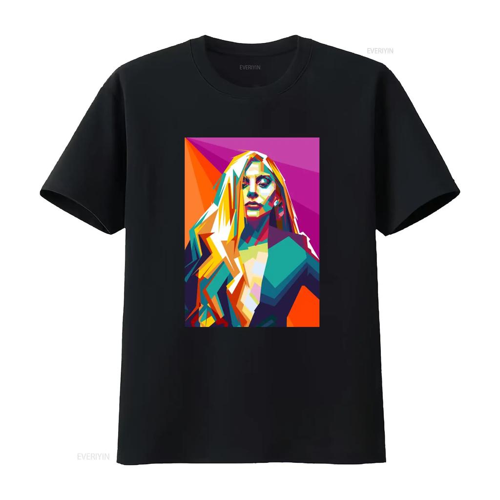 Винтажная футболка Lady Gaga для молодежи с длинным рукавом и размером для малышей, винтажная, стиранная, удобная, уличный стиль, повседневная