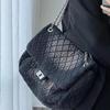 Denim Hobo Bag Quilted Chain Shoulder Bag for Women Large Capacity Crossbody Purse Trendy Vintage Handbag