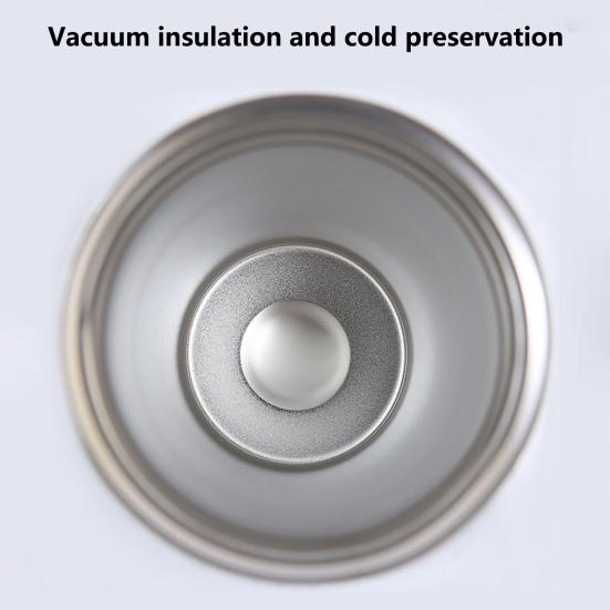 Герметичная кофейная чашка большой емкости 380/500 мл с крышкой, вакуумная термокружка с двойными стенками из нержавеющей стали