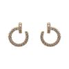 Nail Earrings for Women's Summer Simple Round Earrings, No Need To Take Off Invisible Earrings When Sleeping
