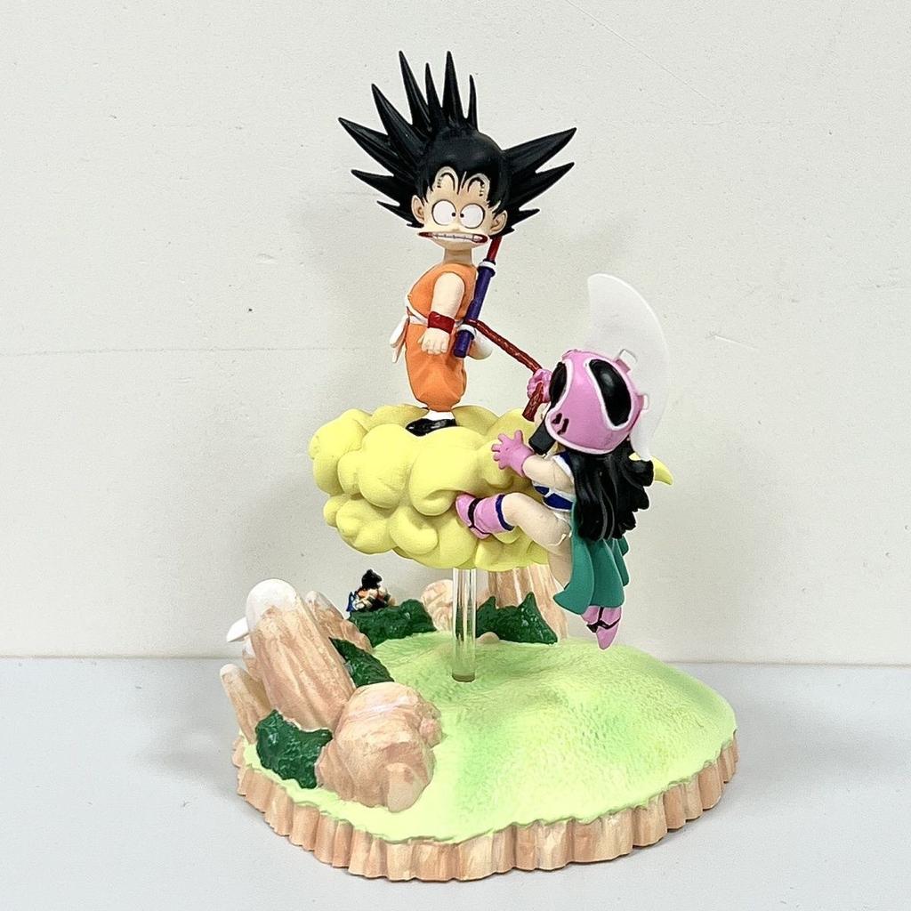 11 см Аниме Фигурка Dragon Ball Сон Гоку Чичи Сцена Аниме Модель Игрушка Кукла Настольные Украшения Фигурка Действия ПВХ