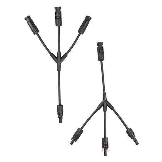 Установка параллельного разъема панели солнечных батарей водоустойчивого кабеля ответвления ы доски ы легкая дополнительная длинная