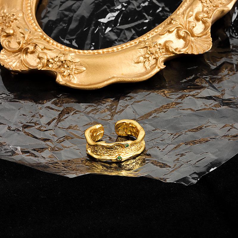 Женское персонализированное кольцо на палец с цирконием, кольца для женщин, обручальное кольцо из медного сплава золотого цвета, модные украшения на удачу, подарок, регулируемые женские кольца