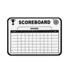 Golf Scorecard Board Erasable Dry Erase Whiteboard with 1 Pen Portable Golf Score Card Holder Accessories for Men Women Golfer