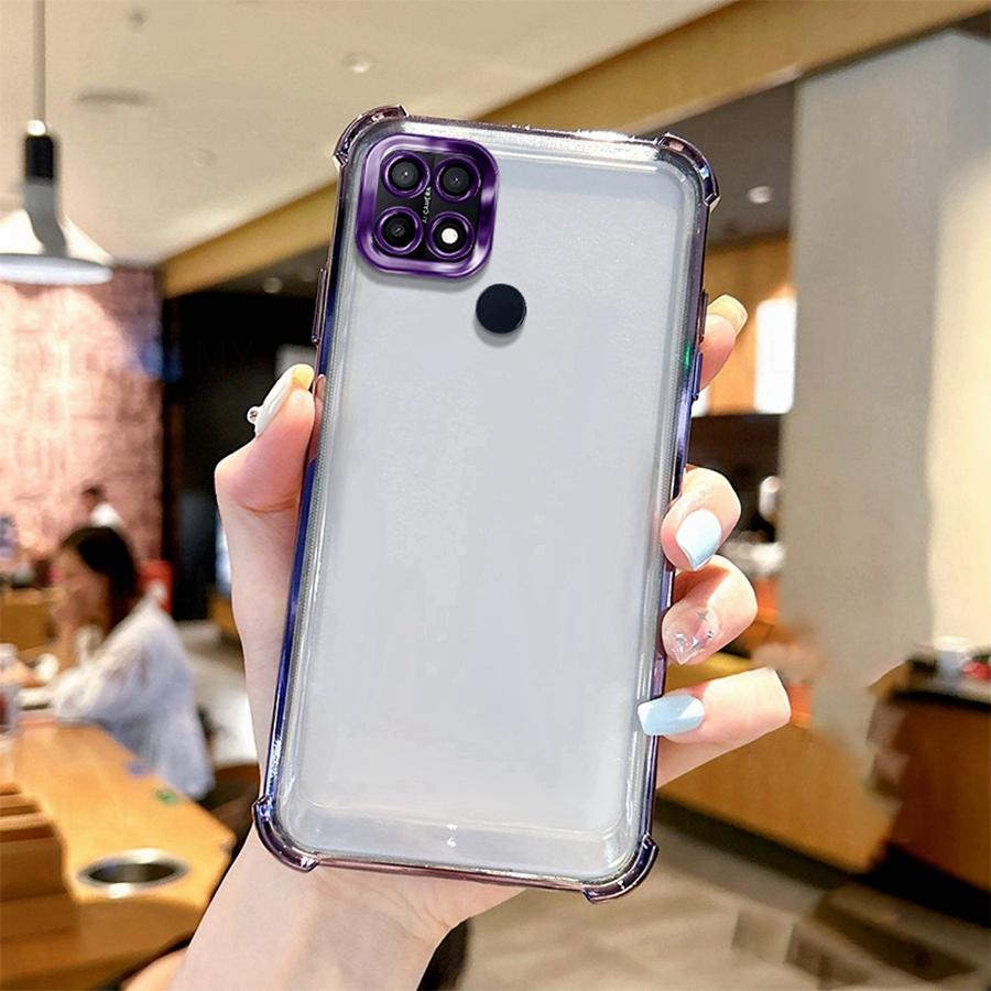 Противоударный чехол с защитой камеры (подушка) для Realme GT 5G 7 7T 14X 11 12 Pro Plus 12X 14 14T 8 9 5 6i 7i C31 Покрытие Силикон ТПУ Прозрачная крышка