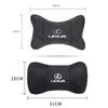 Suede Headrest Car Breathable Memory Foam Neck Pillow For Lexus RX300 IS200 IS250 ES350 Ct200h UX250h NX300h ES300h RX400h NX