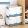 Storage Box Foldable Book Box Student Classroom Organizing Box Snack Toy Storage Box Living Room Extra Large with Lid