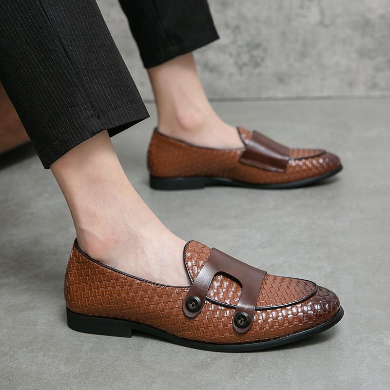 Модные мужские кожаные туфли, лоферы, брендовые, удобные и универсальные, для отдыха на природе, для офиса, для мужчин, для вождения