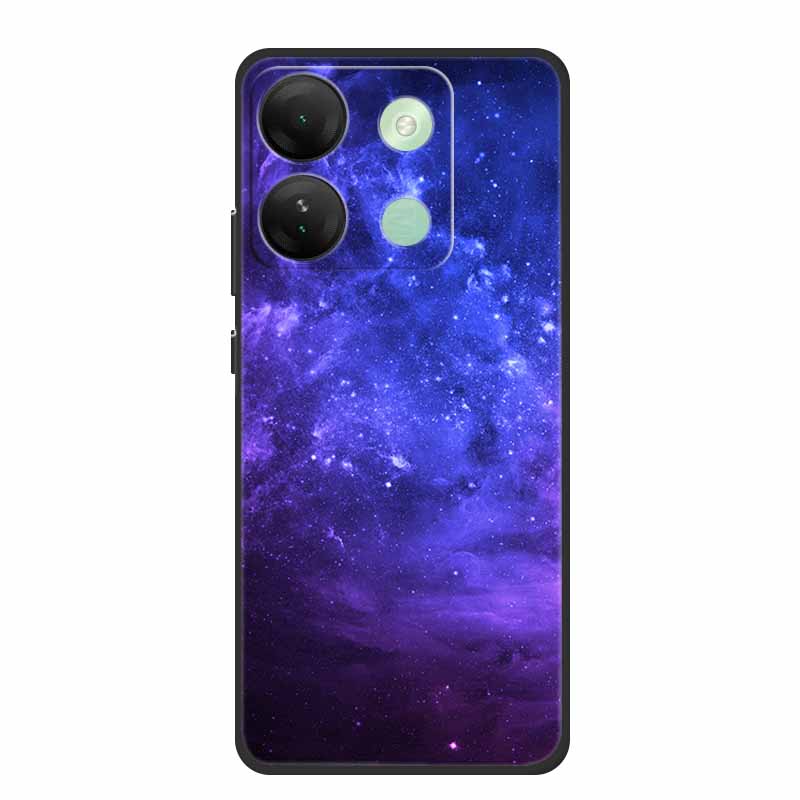 Чехол для телефона для Infinix Smart 7 HD Задняя крышка Черный силиконовый Ударопрочный Мягкий Funda для Infinix Smart 7 Plus Чехол 7Plus Coque