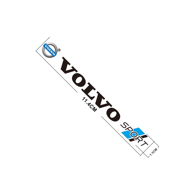 4Pcs Car Logo Decoration Stickers Decal Accessories For Volvo XC90 V90 V60 XC60 V40 S80 S60 S90 C40 XC40 V70 XC70 C30 C70 EX90 R