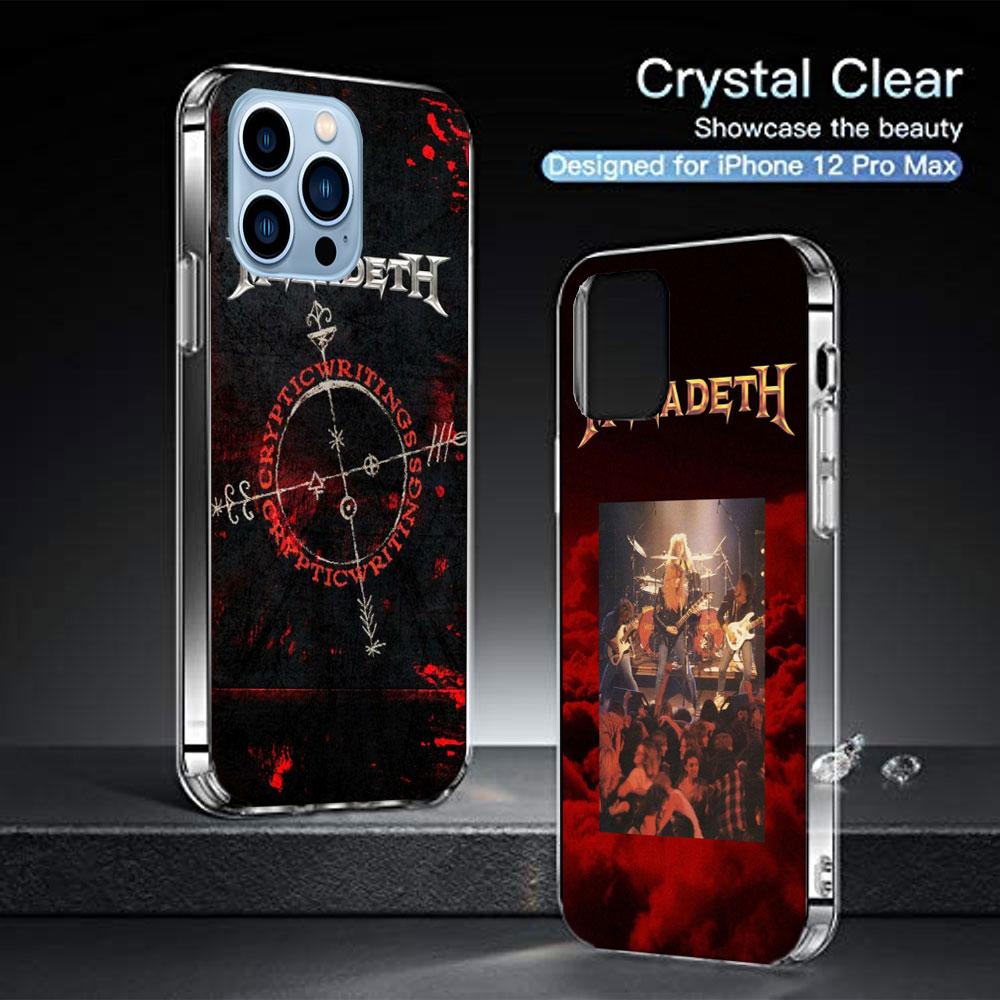 Music Band M-Megadeth Cases Phone Case For Iphone 17E 16E 17 Air 16 Pro Max 15 Pro 14 Plus 11 13 12 Mini Cover Cases Compatible