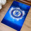 1pc Chelsea FC logo Print Area Rug - Soft,Washable Non-Slip Indoor Mat for Office Chairs,Living Room,Home Office Decorative Rug