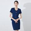 Professional Women's Short Sleeve Suit for Reception & Salon Staff
