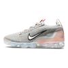 Air VaporMax 2021 Flyknit Grey Fog Bright Mango Мужские кроссовки Белый Антрацит Металлик-Серебристый DH4084-002