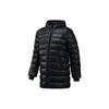 Hooded Solid Color Loose Mid-Length Down Jacket Men Outerwear Black DY6007