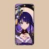 Игровой чехол GI Raiden Shogun из матового ТПУ для мобильного телефона Huawei P60 P50 P40 P30 P20 P10 P9 P8 Pro Lite Plus, цветная печать