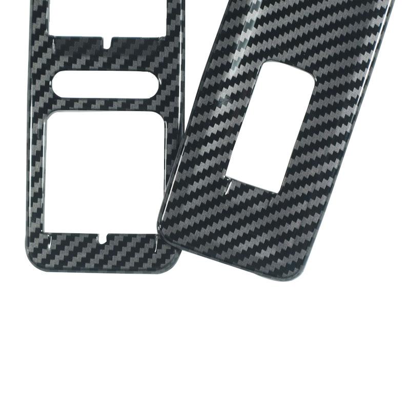 Автомобильный Стайлинг, текстура из углеродного волокна, переключатель управления подъемом окна, панель, накладка для VW Golf 6 MK6 2010 2011 2012 2013