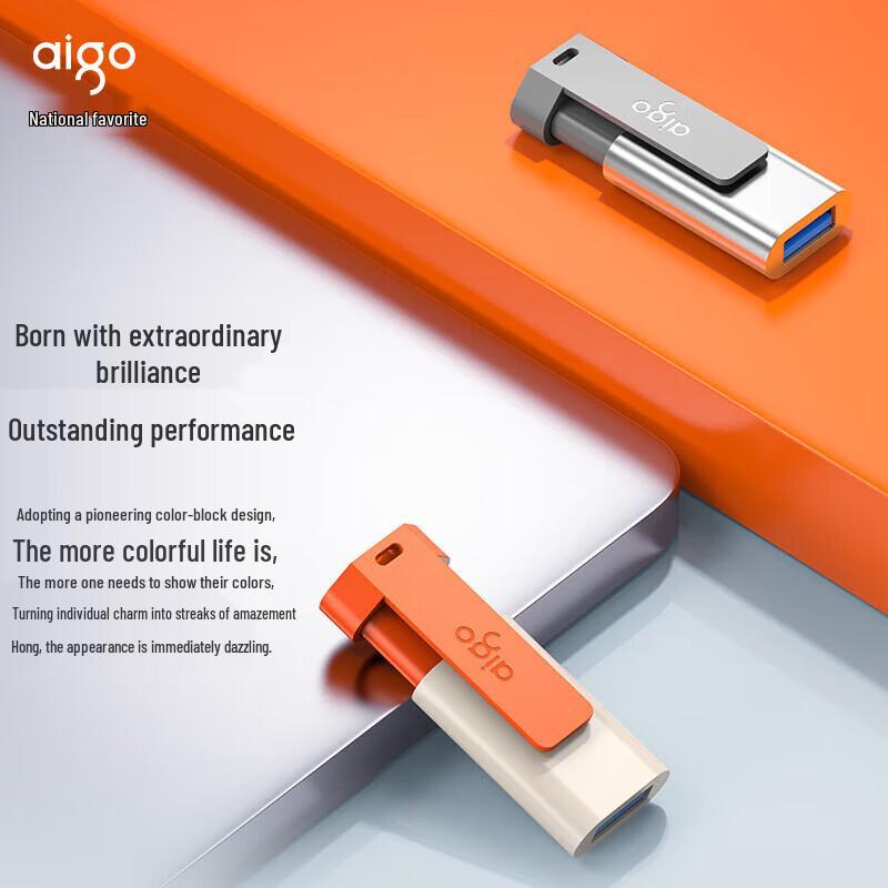 Aigo U332 512 ГБ USB 3.2 Выдвижной Флеш-накопитель