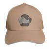 Rhino Footprint Portrait  Javan Rhino Baseball Cap Snapback Flat Bill Strapback Dad Hat Six Panel Structured Crown