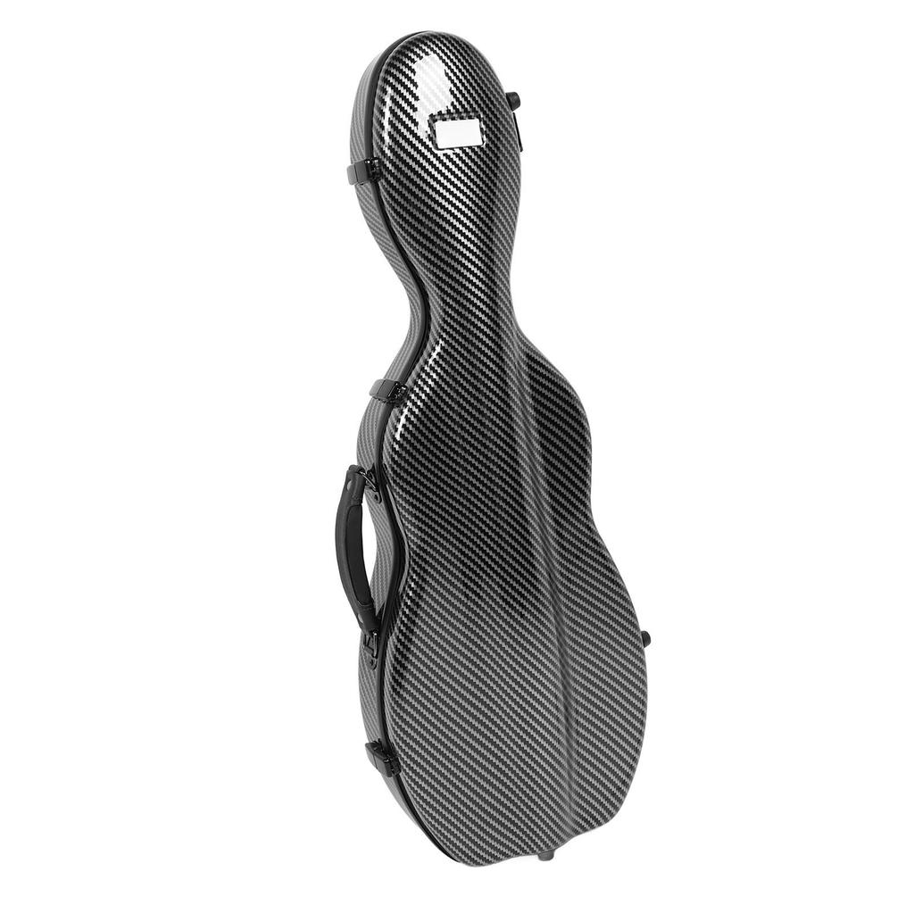 Кейс для скрипки из углеволокна, полноразмерный, чехол для переноски скрипки с 2 плечевыми ремнями и гигрометром для 4/4 3/4 1/2 1/8