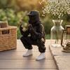 Миниатюрная модель гонщика, 3D-печатная крутая фигурка байкера-внедорожника, приседающая статуэтка, модное детализированное изделие из PLA для рабочего стола, приборной панели автомобиля, домашнего офиса