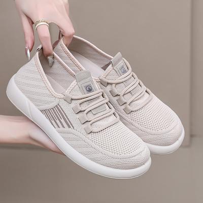 Мода 2025 новая женская повседневная обувь мягкая подошва дышащая удобная простая универсальная противоскользящая износостойкая уличная повседневная